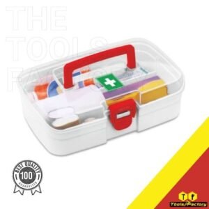 MILTON First Aid Box P1-1000 ml Plastic Utility Container  (Red, White)