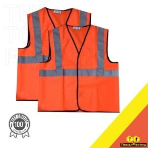 Reflective Jacket-Orange-Pack of 2