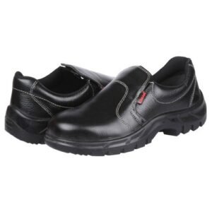 Black Karam FS04BL(SWSAPN)-08 ISI Marked Men Executive Leather Safety Shoe