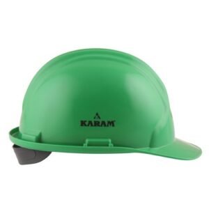 Polypropylene Co Polymer Karam PN561(HYD Green) ISI Marked Safety Helmet with Plastic Cradle