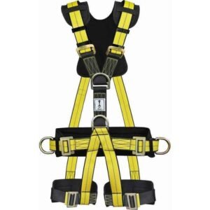 Allen Cooper Yellow Soft Padding Full Body Polypropylene Harness, 1011023_FBH56