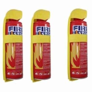 Bsafe 500ml Aluminium Fire Extinguisher Spray with Stand (Pack of 3)