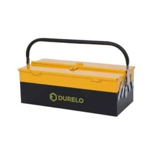 Durelo Metal 17-3 inch Yellow & Red Tray Tool Box for Tools/Tool Kit Box for Home & Garage, D33-17-3