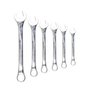 Eastman 8 Pcs E-2004 Chrome Vanadium Steel Combination Spanner Set with Chrome Plated Finish, Kit-04-80M