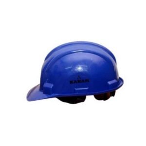 Karam Plastic Blue Cradle Ratchet Type Safety Helmet, PN 521