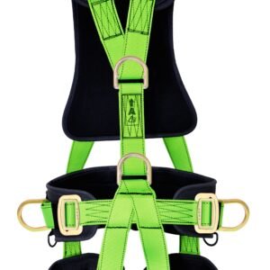 Karam Rhino Full Body Safety Harness with Twisted Rope E.A. Forked Lanyard, PN56(PN351)