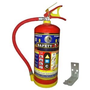 Safety One 6kg ABC Powder Type Fire Extinguisher with Wall Mount Hook