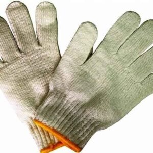 SSWW 80g White Cotton Knitted Hand Gloves