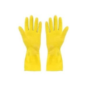 Stylera 10 inch Rubber Yellow Safety Hand Gloves
