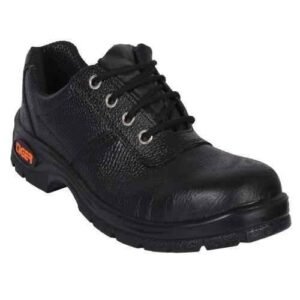 Tiger Leather Steel Toe Safety Shoes, Lorex, Size: 8